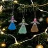 Christmas Countdown Gift for Women Sea Glass Angel Advent Calendar 2026, 24 Days Ornaments Creative Coastal Decor Lovers Calendar, Cute Doll Pendants
