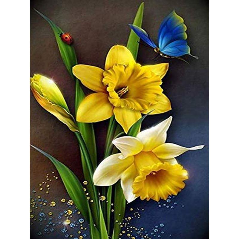 DIY Diamond Painting Flower Diamond Art Diamond Embroidery Rhinestone Mosaic Gift Home Decoration Picture