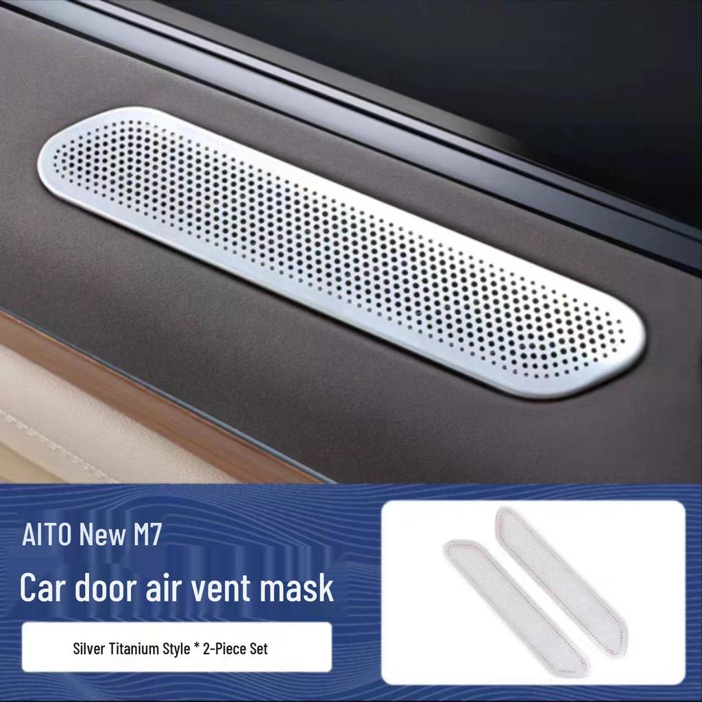 Stainless Steel A/C Vent Cover for AITO M7 Refresh Edition Pro
