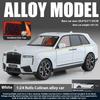 1/24 Rolls-Cullinan Alloy Car Model, with Starry Sky Roof Simulation SUV Boy Toy Car Off-road Vehicle Collection Ornament Gift