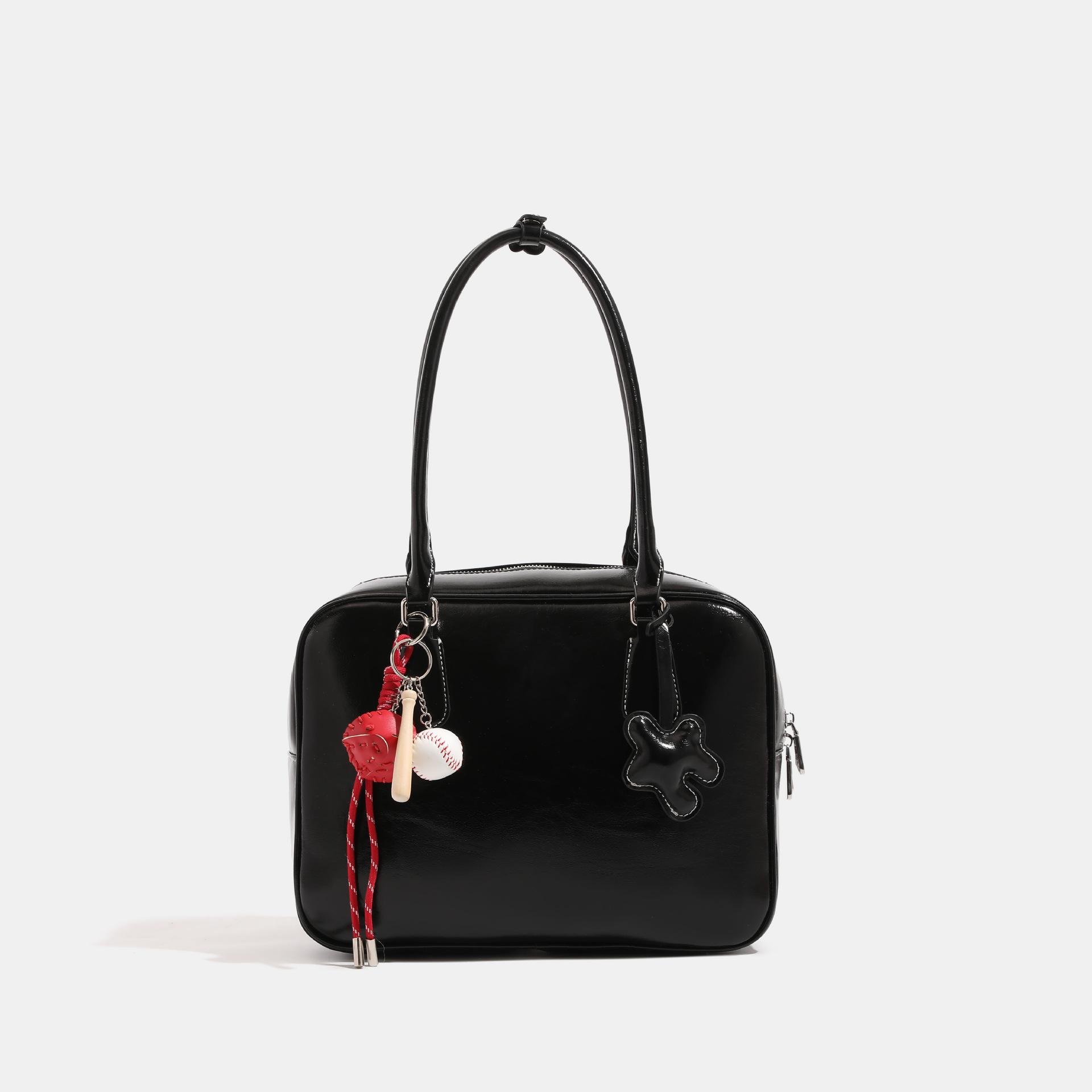 

Retro Briefcase Bag for Women Cute New Style Trendy Autumn and Winter Korean Underarm Bag Versatile Large Capacity Commuting Bag