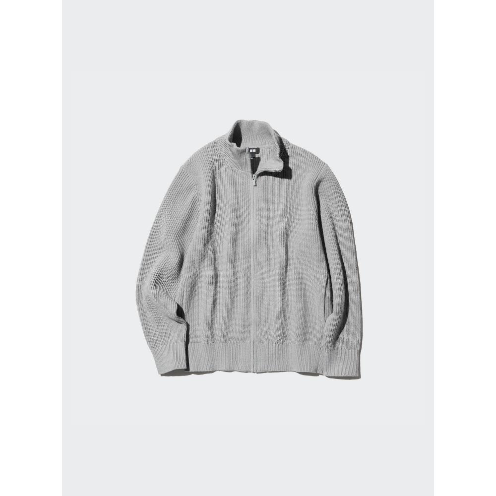 

Свитер Uniqlo Mid Gauge на молнии 03 GRAY/MEN S