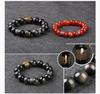 Black Obsidian Zodiac Guardian Bracelet: Benming Year Amulet for Men & Women, Lucky Buddhist Prayer Beads.
