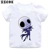 Halloween Town Pumpkin King Jack Skellington Print Kids T-Shirts Funny Girls Clothes Baby Boys T shirt Summer Children Tops