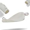 Bebamour Baby Carrier Drool Cover and Drool Pad Set Belt Sucking Pad for Baby Carriers (3-Piece Set) - Pad, 100% Cotton, (White)