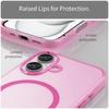 Luxury Magnetic Wireless Charge For Magsafe Case For iPhone17 Air 16E 15 14 13 12 11 Pro Max Plus Shockproof Colour Matte Bumper Cover