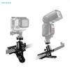 360° Rotation Camera Clip Mount - Universal Flash and Light Stand Clamp for Photography