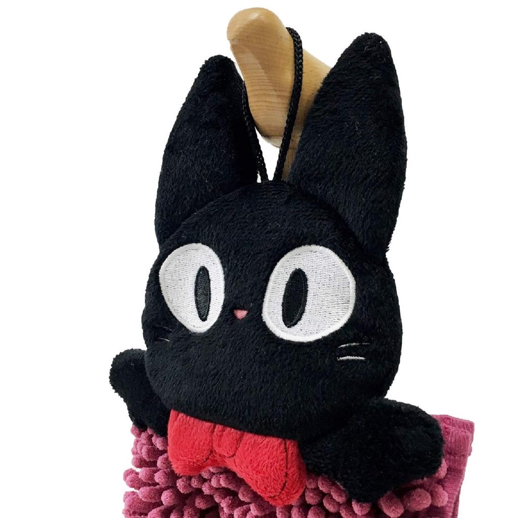 Senko Delivery Service Jiji and Ribbon Hand 15 X 28 Cm Using the Wine 91196 Kiki's Towels, Approx. (when Loop), Red, Absorbent, Quick-Drying