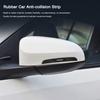 HFB4 4Pcs Rubber Anti Collision Strip Car Door Rearview Mirror Protector Stickers For Skoda Mk3 Yeti Kamiq Kodiaq Karoq Octavia Fabia