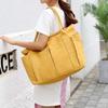 [komakusa] [Uchiwa Tote Bag for Everyday Use] Designed to fit a fan perfectly, this large-capacity tote bag features a zipper and multi-functional poc
