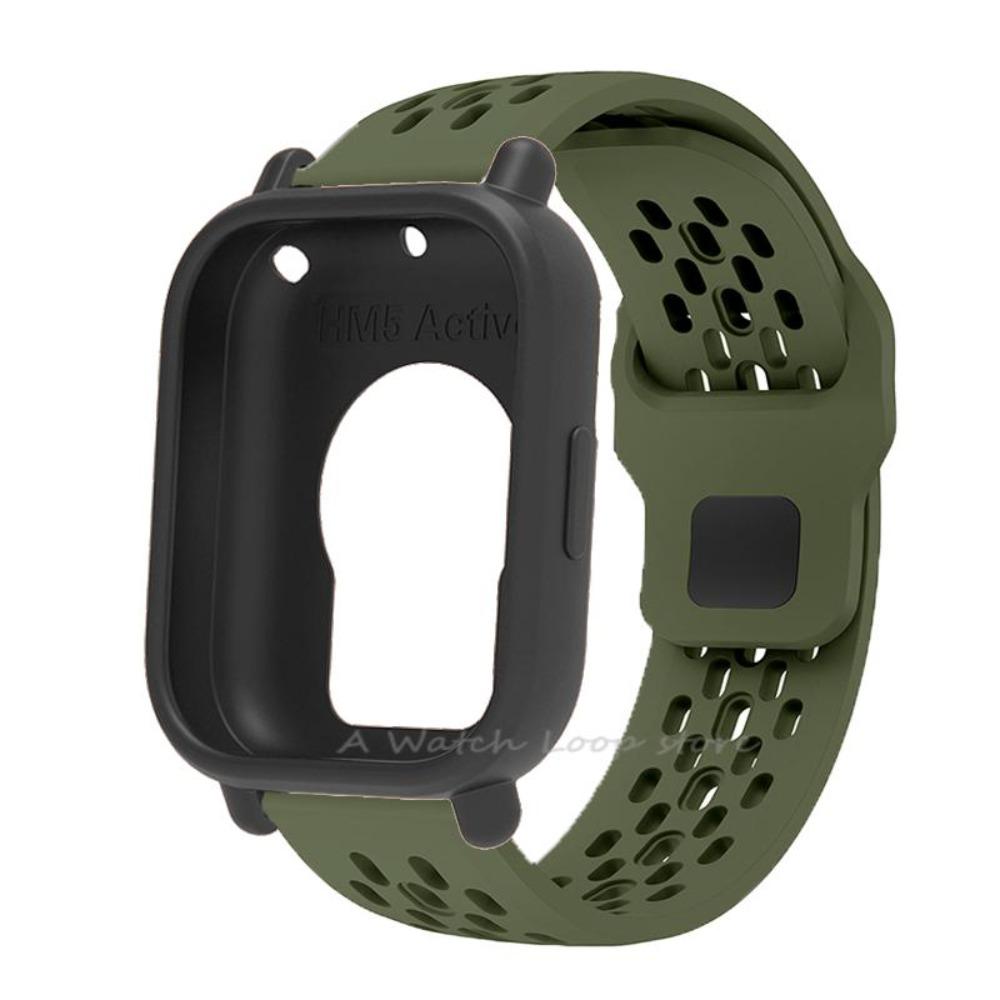 Band+Case For Redmi Watch 5 Active Silicone Strap Cover Sport Wristband Correa For Redmi Watch 5Lite Band Shell Suit Accessories