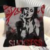 Street Graffiti Banksy Boy Girl With Balloon Pillow Case Square Pillow Bedroom Sofa Leisure Comfort Cushion Car Home Decoration
