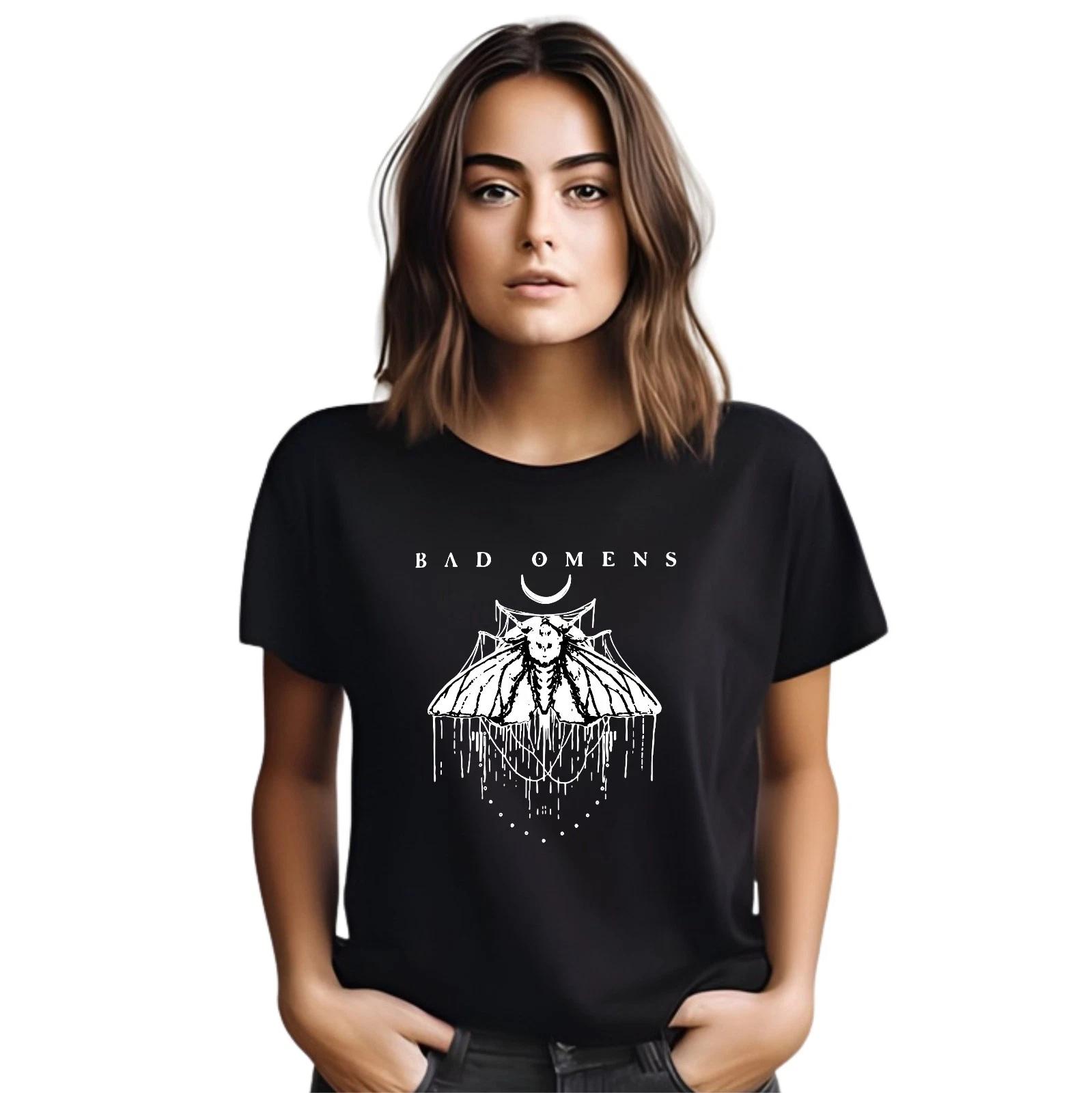 Футболка Bad Omens, Рок-группа Металкор Музыкальная группа Концерт Фестиваль Унисекс 4XL
