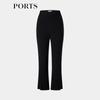 Women's Solid Straight-Leg Casual Pants