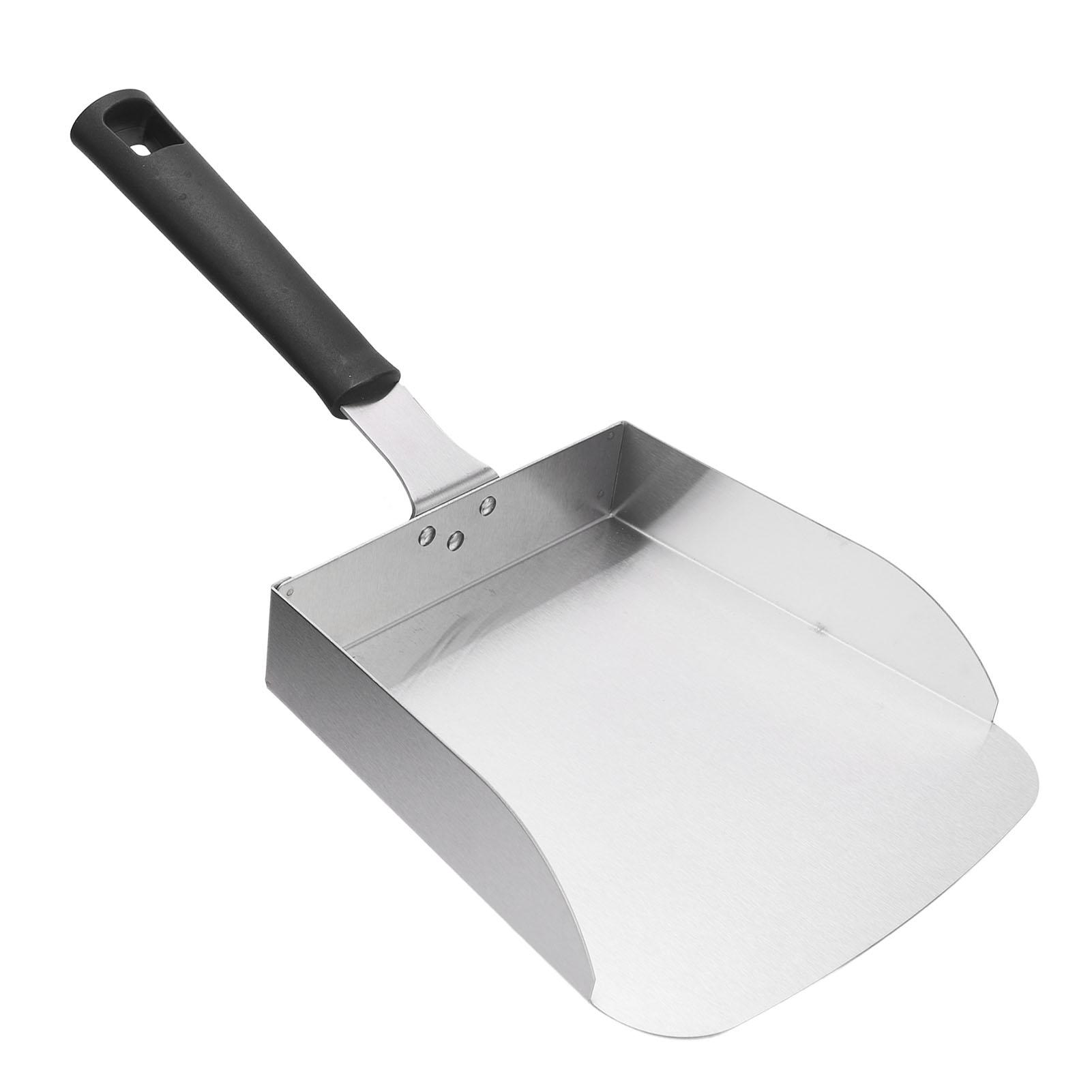 

Профессиональный пищевой двигатель для гриля из нержавеющей стали, лопатка для барбекю с ручкой для жарки и перемещения L