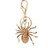 Strass Spinnen Schlüsselanhänger: Insekt Tier Taschenanhänger & Damen Metallanhänger Geschenk