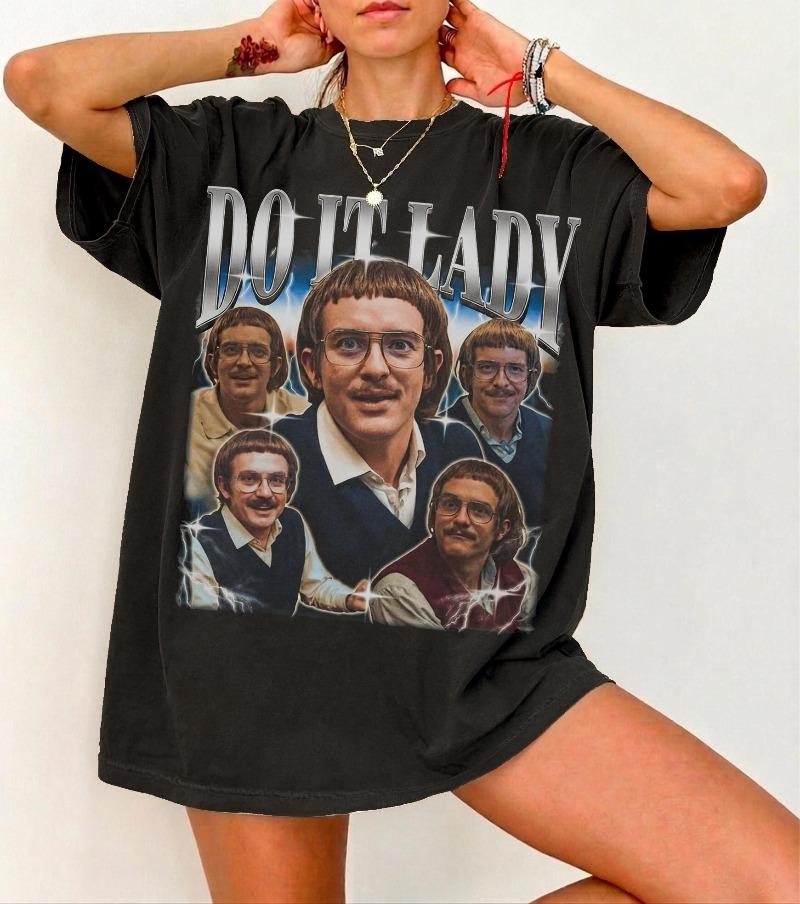 Do It Ladys Meme Do It Ladys TShirt Funny Internet Phrase Shirt Summer Unisexs and Womens Loose and Breathable Tshirt Top S