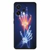 Case For Oppo Reno 15C 5G Colorful Flowers Black Soft Silicone TPU Phone Cases For Oppo Reno15 5G Shells Protection Bumper Funda
