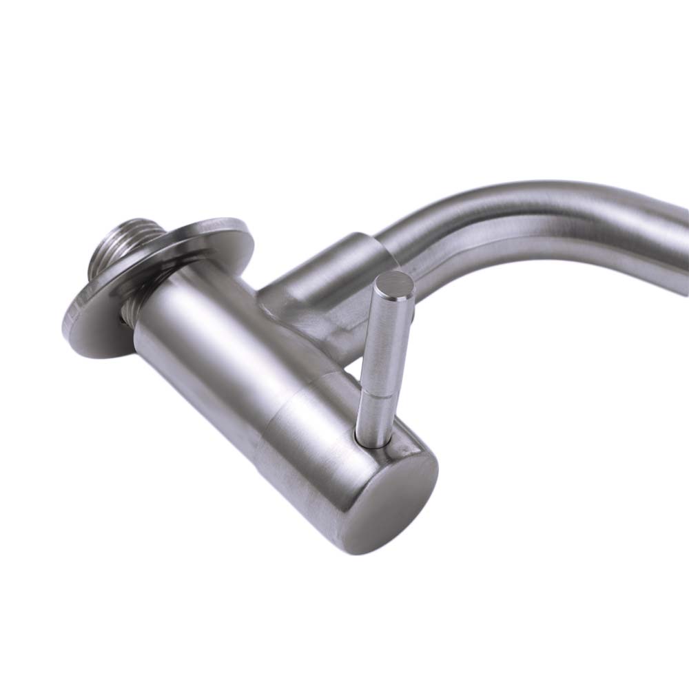 Stainless Steel Sink Water Tap Splash-proof Single Cold Water Faucet Washbasin