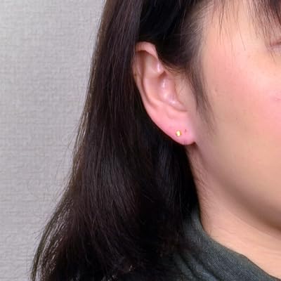 K18 Natural Citrine Earrings [1 Pair (Body) Sold Separately] Citrine Earrings Yellow Gold Earrings K18 k18 K18YG k18yg 18k yokomountain