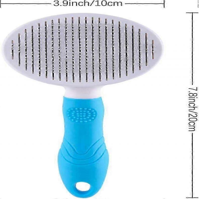 Grooming Brush - Self Cleaning Slicker Brushes For Dogs Cats Pet Grooming Brush Tool
