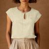 Women's Retro Fashion Casual Thin Round-Neck Sleeveless Crewneck Top