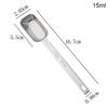 1Pc 304 Stainless Steel Rectangular Kitchen Measuring Spoons With Scale For Coffee Graduated Spoon Powder Coffeeware