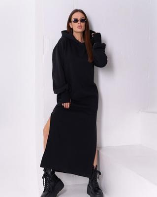 Warm Maxi Dress with Slits ISSA PLUS