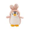 Cartoon Dolls Children's Gift Soft And Cute Cross Dressing Penguin Plush Toy, Birthday Gifts,1pc,7.8inch