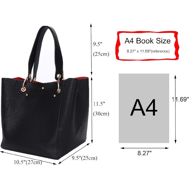 Sqlp Large Work Tote Bag for Women Designer Handbags Big Bucket Purses