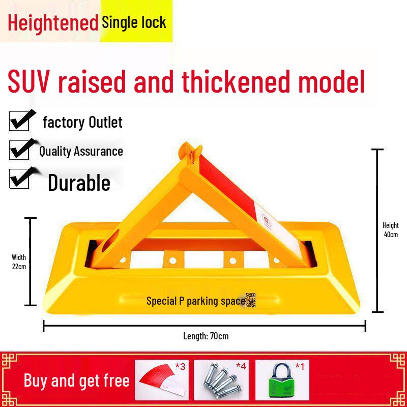 Blocator de sol triunghiular rezistent pentru locuri de parcare în garaje