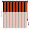 VidaXL Store Roulant d'Extérieur Auvent Rétractable Vertical Balcon Jardin Pergola Terrasse Patio Blocage des UV 145972