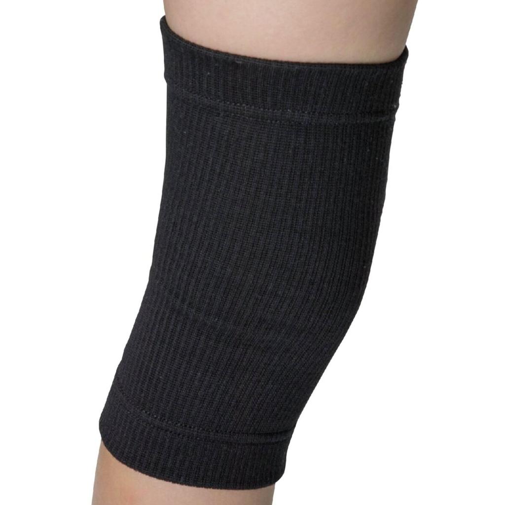 MIZUNO Volleyball Knee Support with Junior Free V2MYA400 Pad, 2-Pack, Size, Black/White, Size,