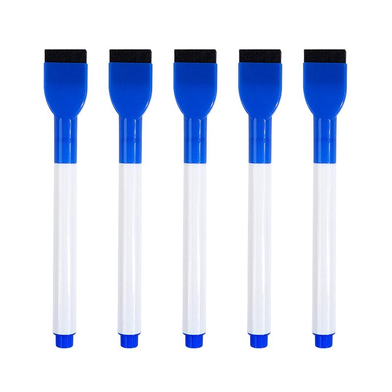 

5 шт. немагнитных цветных маркеров для белой доски, креативный стираемый маркер на водной основе, большой емкости, экологически чистый маркер