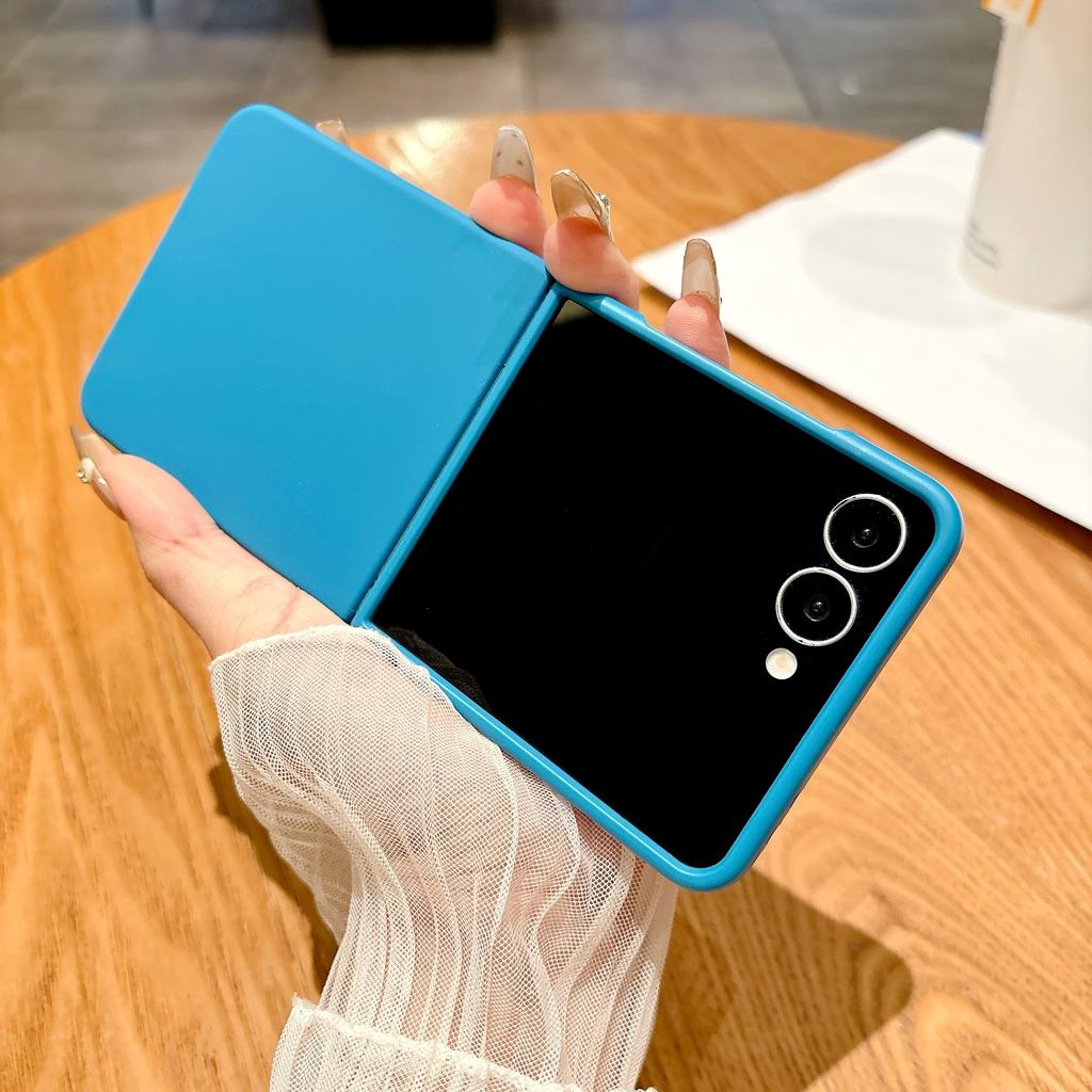 Luxury Matte Slim Candy Color Armor Case For Samsung Galaxy Z Flip 7 6 5 Zflip 4 3 Flip7 Solid Liquid Silicone Shockproof Cover