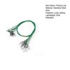10Pcs Anti-Bite Steel Fishing Line Wire Leader Lightweight Portable Easy to Install