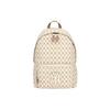 New MLB Monogram Collection Nylon Backpack Large Size Unisex Beige 32BG10941-50B