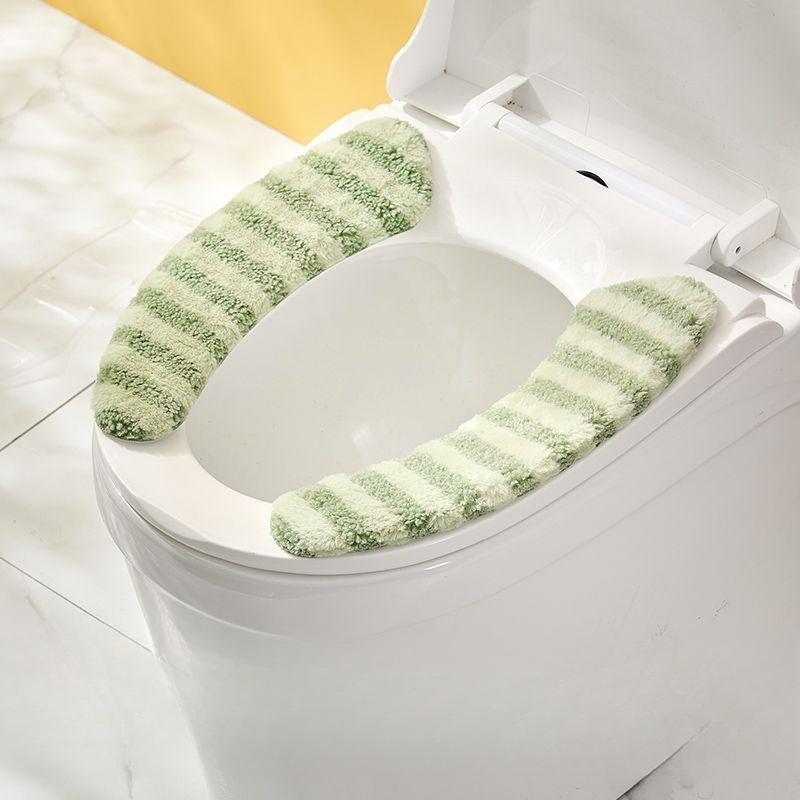WC-Sitzkissenbezug Waschbar Weich Wärmer Bezug Verdickte WC-Matte