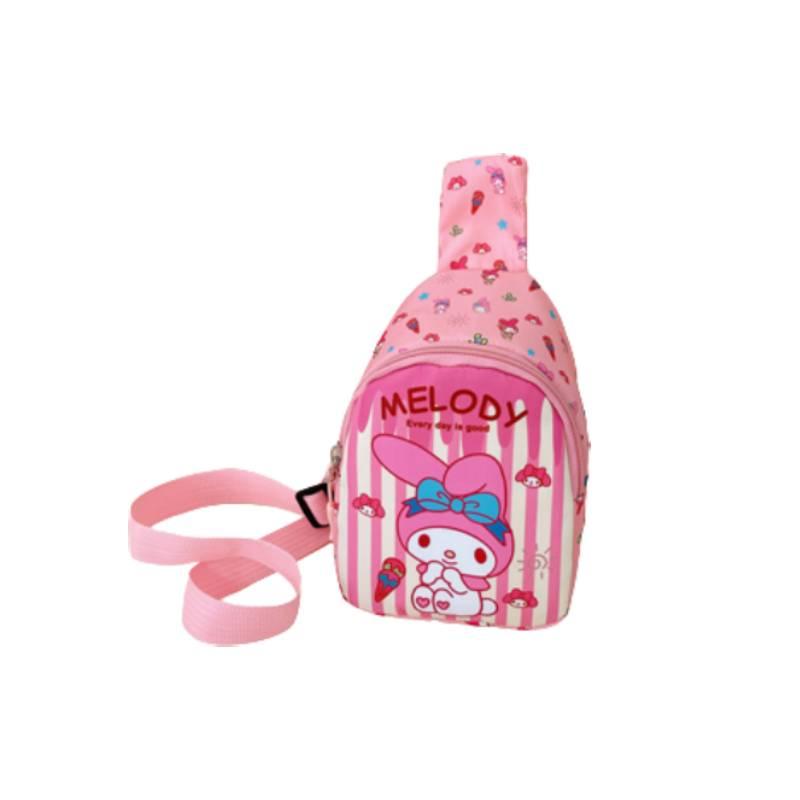 Stylish Cartoon Printed Children's Chest Bag For Casual Outings