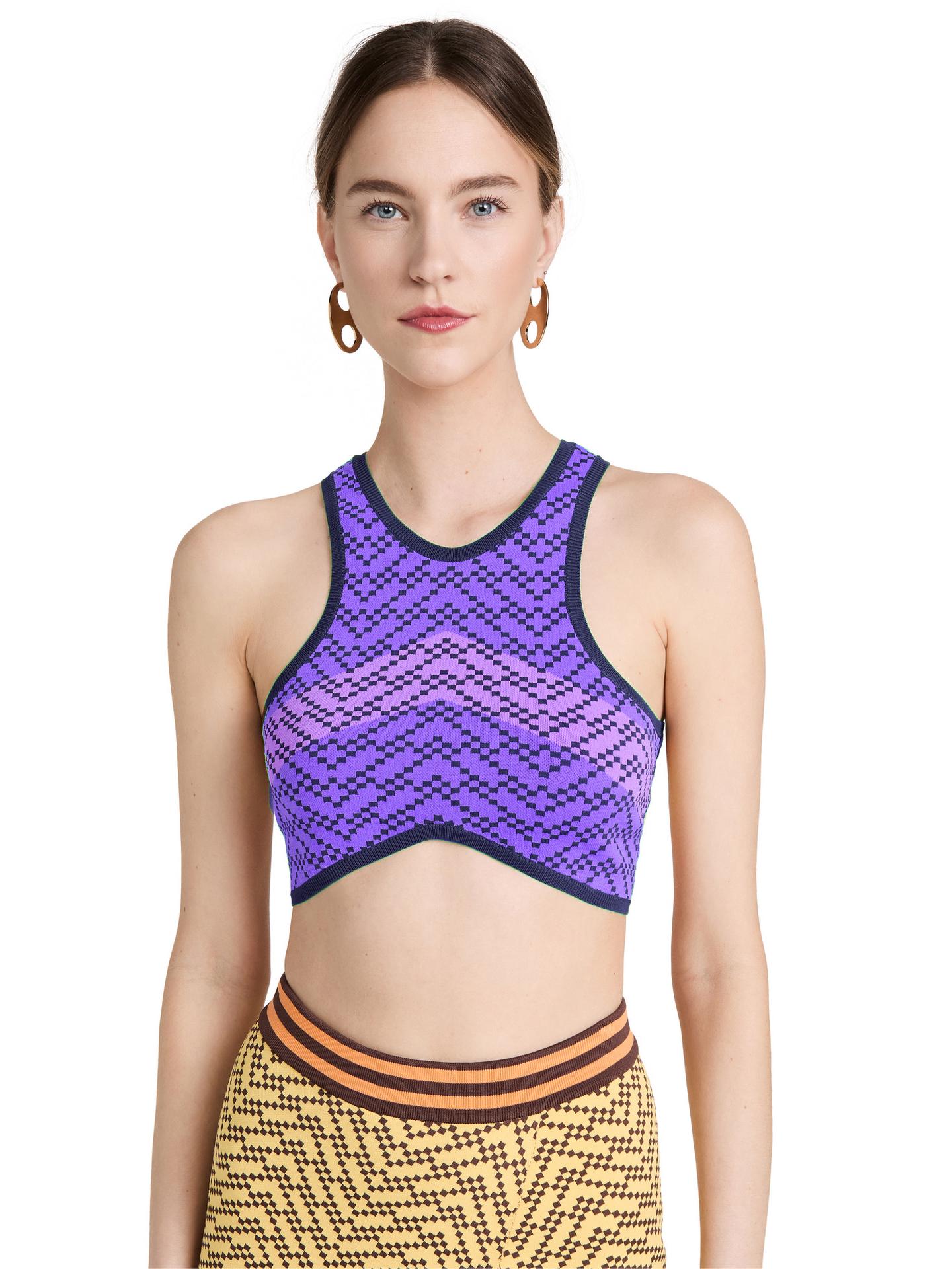 

2024 European & American Stylish Double-Sided Sexy Knitted Sports Bikini XL