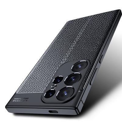 Pre Samsung S24 Ultra Kryt puzdra Samsung S24 Ultra Capas Nárazuvzdorný TPU zadný nárazník kožený základ Samsung Galaxy S24 Ultra Plus