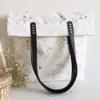 Handmade DIY Hand-Sewn PU Leather Bag Strap with Porous Handle - 60cm
