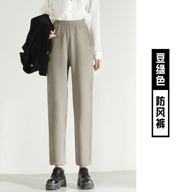 

Вітрозахисні штани жіночі осінньо-зимові плюс фліс товсті повсякденні теплі штани оптом 2XL