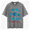 Vintage Washed Anime Perfect Blue A Satoshi Kon Film Mima Kirigoe TShirts Mens Women Fashion Oversized Short Sleeve T Shirts