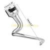 L8RE Flour Mixer Mixing Head Mixer Dough Hook Stand Mixer Replacement Stainless Steel Material for KSM90 KSM95 KSM100 Mixer