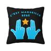 Nordic Style Jul Cushion Cover xcm Polyester French Rapper Music Throw Pillow for Sofa Square Pillowcase Home Decor