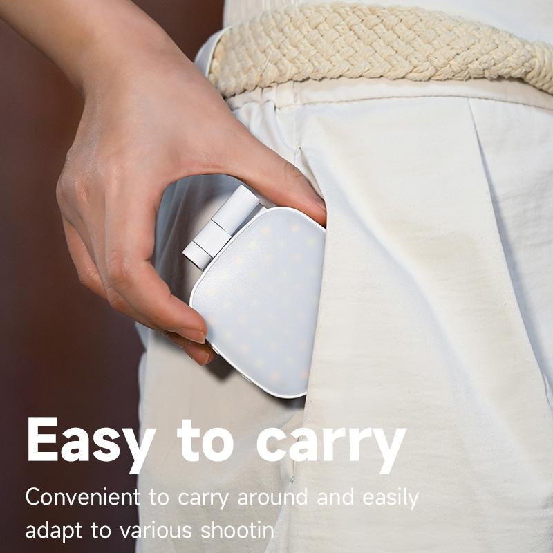 Compatible With MagSafe Mini Phone Light Rechargeable Portable Mirror LED for Selfie Makeup Video Conference With iPhone Android