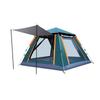 Quick-Open 3-4 Person Portable Camping Tent with Sunshade - Fully Automatic and No Assembly Required