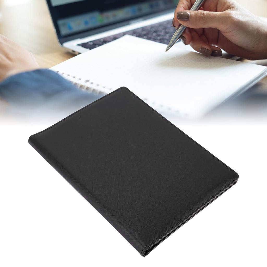 Portfolio Folder Small Clipboard with Cover Writing Pad Notepad Legal Pad Holder 323x251mm Black