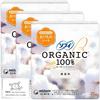 Organic Cotton Unscented Panty Liners, 14cm, 52 Sheets X 3 Sets, Bonus Included